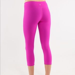 Lululemon Wonder Under Crop Size 8